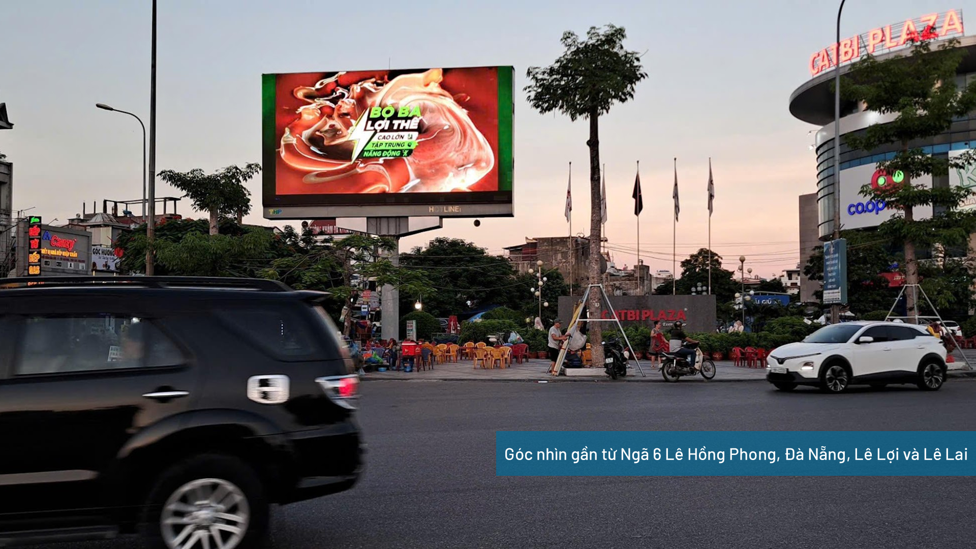 LED_Hải Phòng_Vòng xoay ngã 6 Lê Hồng PHong 1