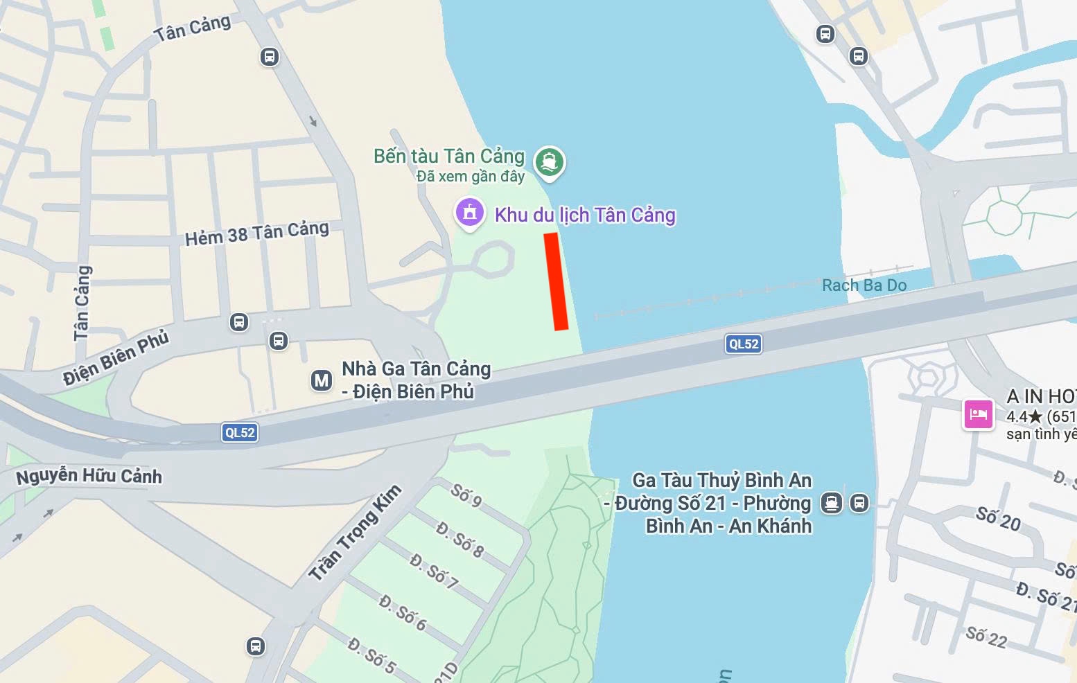 Cầu Sài Gòn – Tân Cảng map
